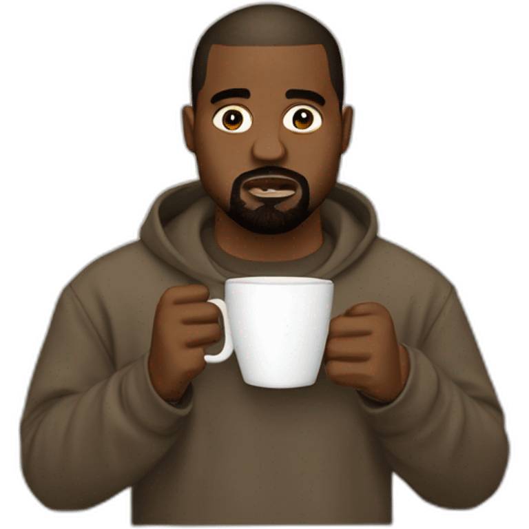 Kanye-west-drinking-coffee emoji