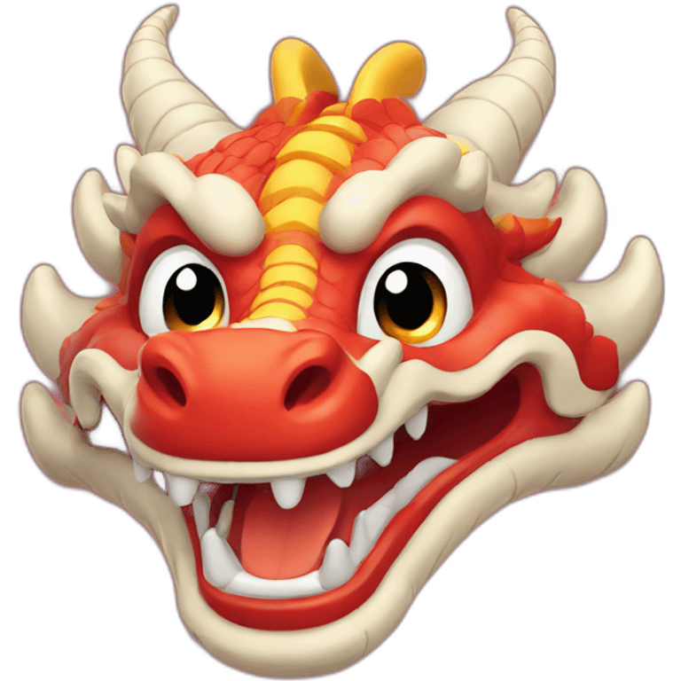 happy chinese dragon emoji