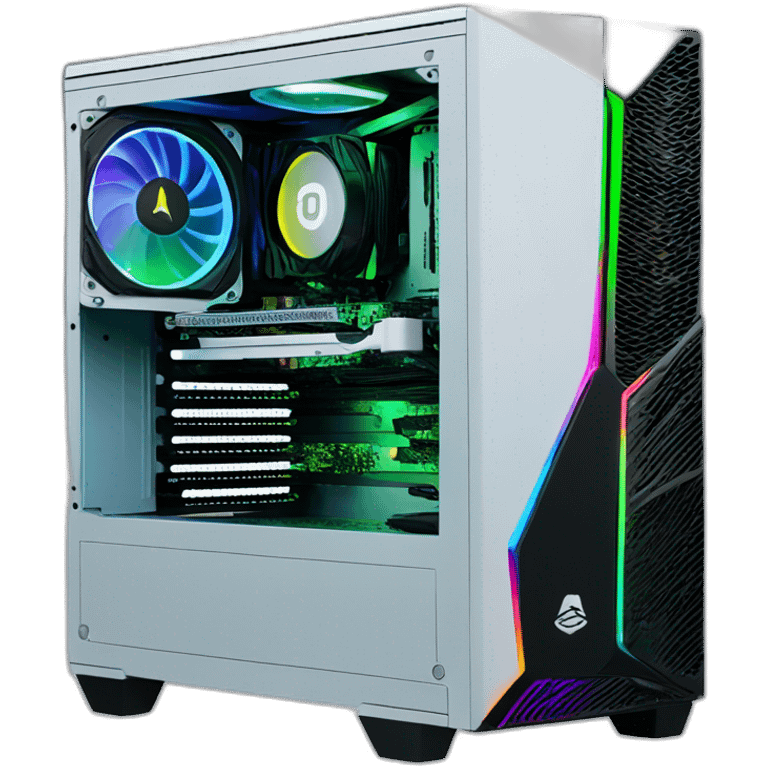 gaming pc with rgb and rtx 4090 emoji