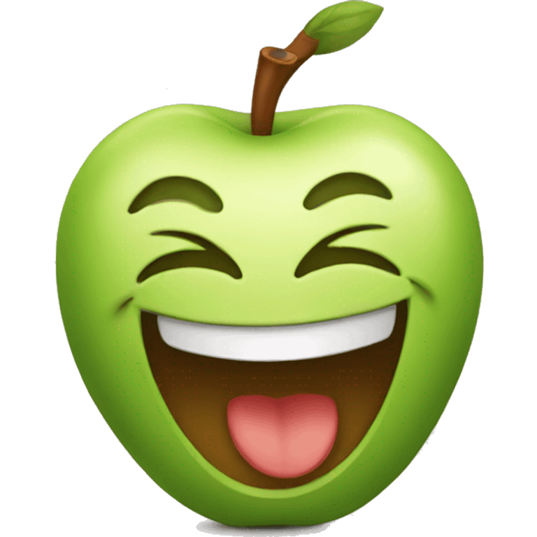 Apple laughing emoji emoji