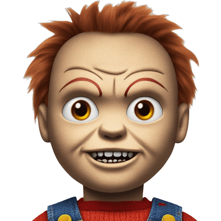 chucky with sewed face  emoji