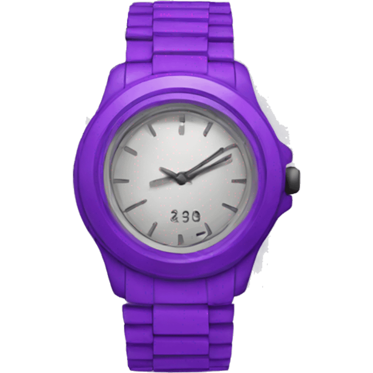 purple watch emoji