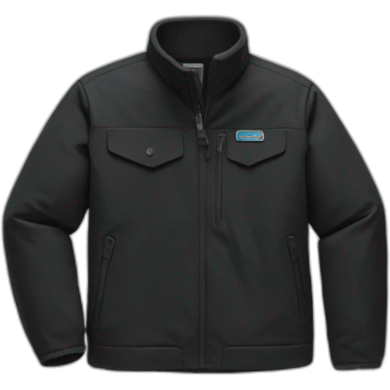 black-patagonia-jacket emoji