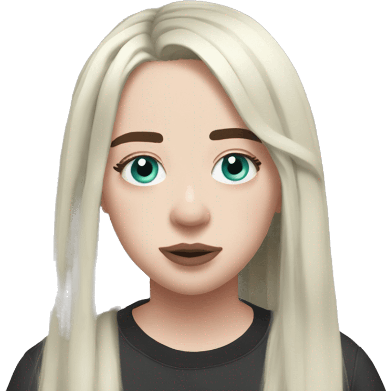 Billie Eilish flirty emoji