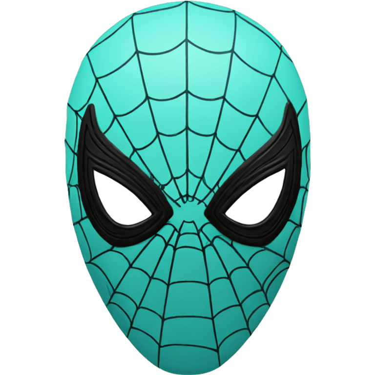 Spider-Man cyan mask emoji