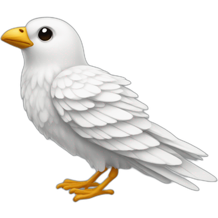 Tiny white Wing emoji