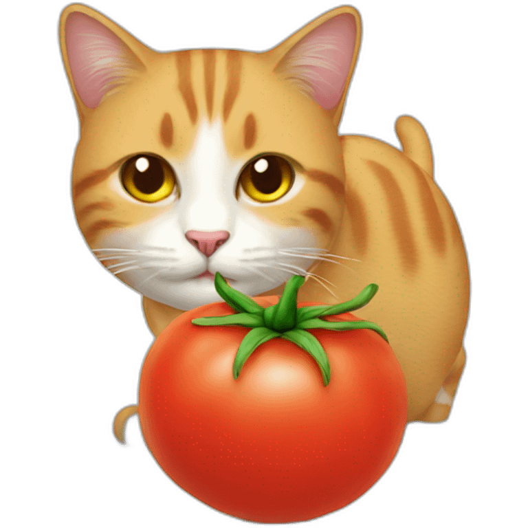 Tomato cat  emoji