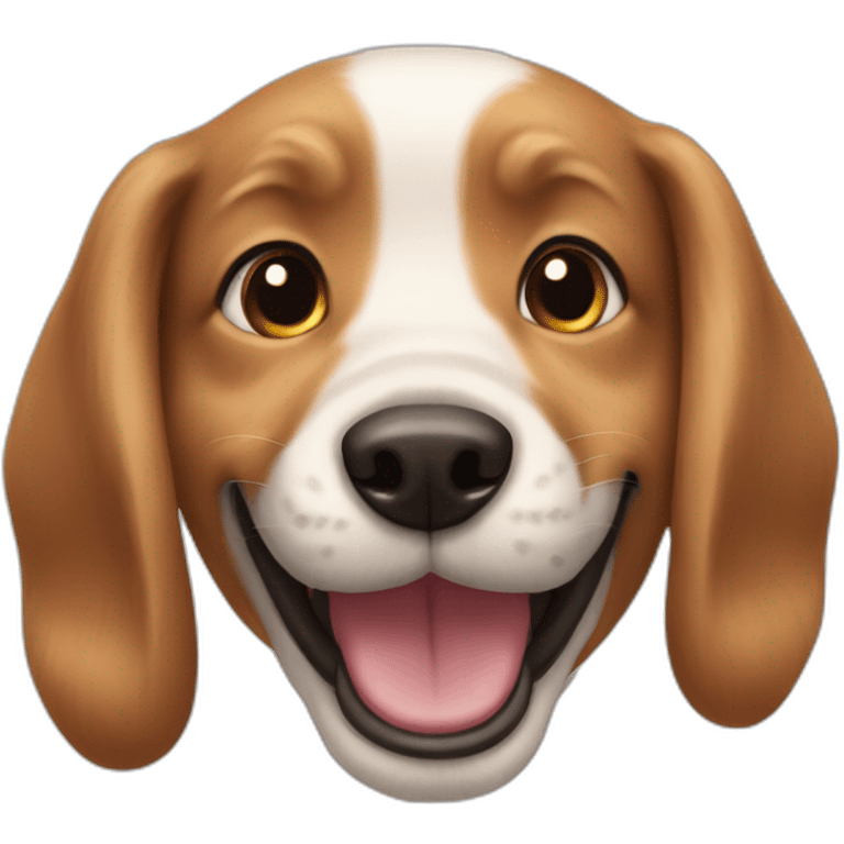 dog human smile emoji