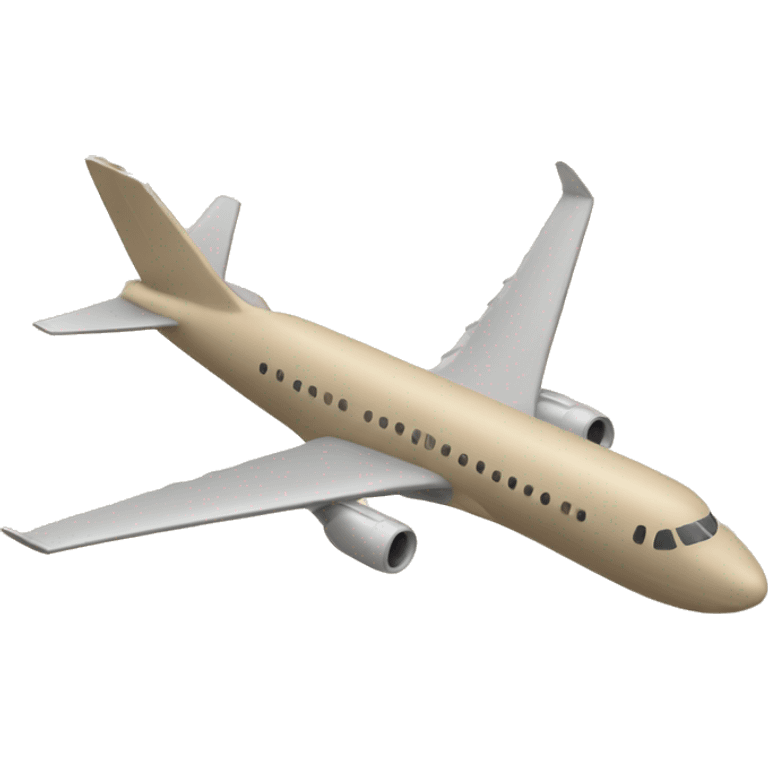 Beige asthetic plane  emoji