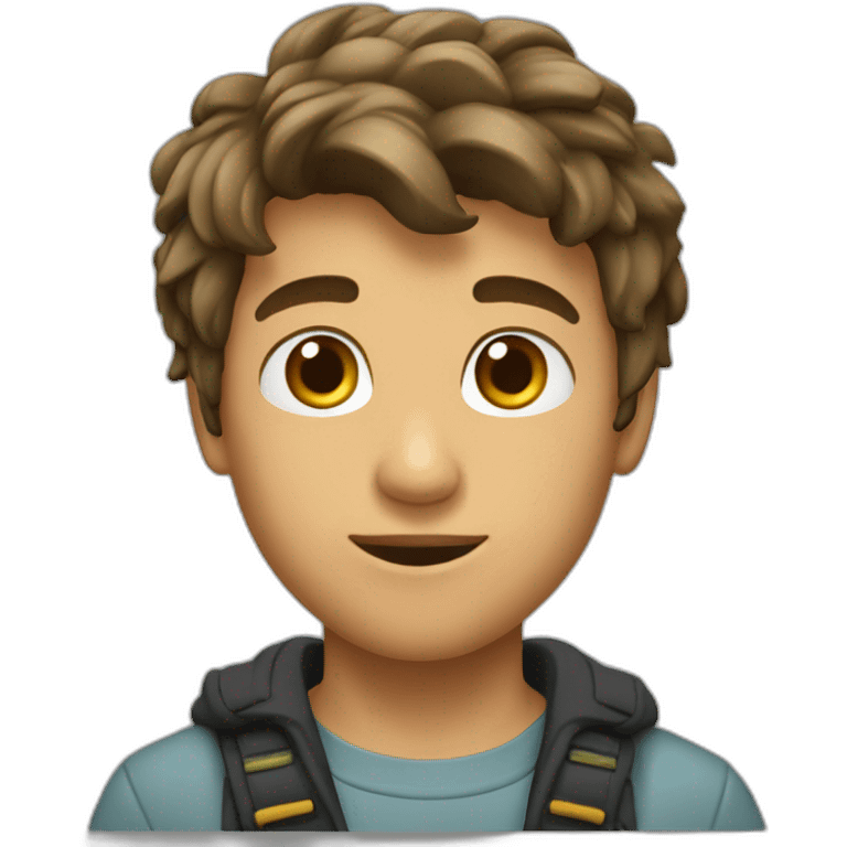 ragazzo biondo e muscoloso emoji