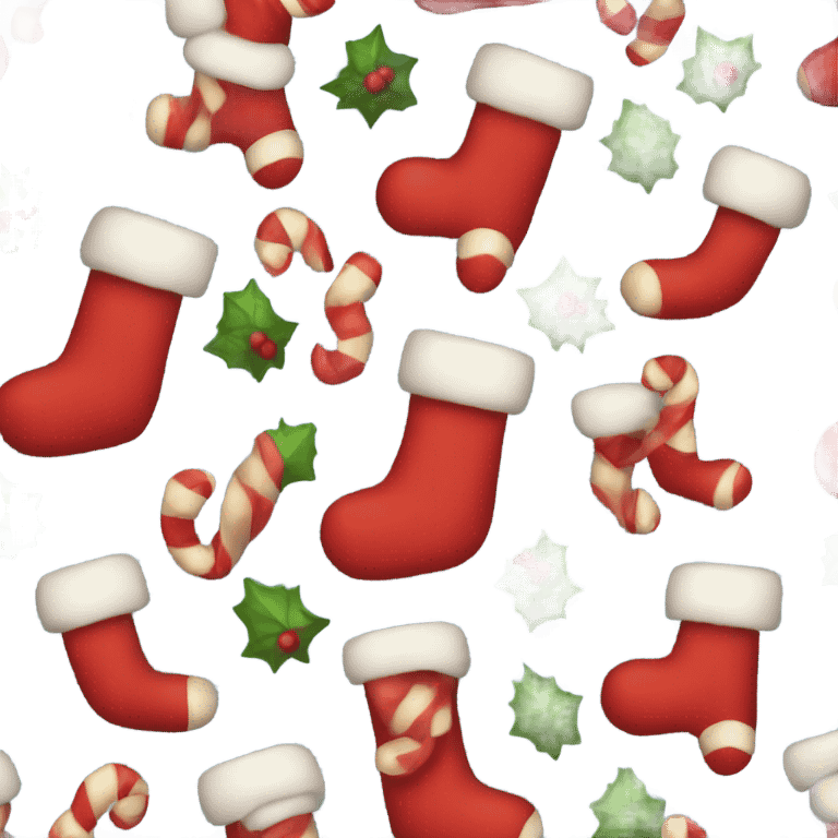 Christmas stocking emoji