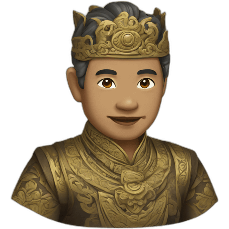 Javanese with blangkon emoji