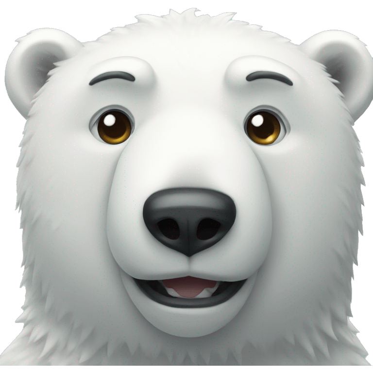 polar bear camera emoji