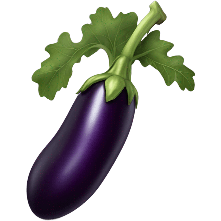 black eggplant emoji