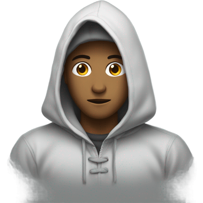 guy with hood  emoji