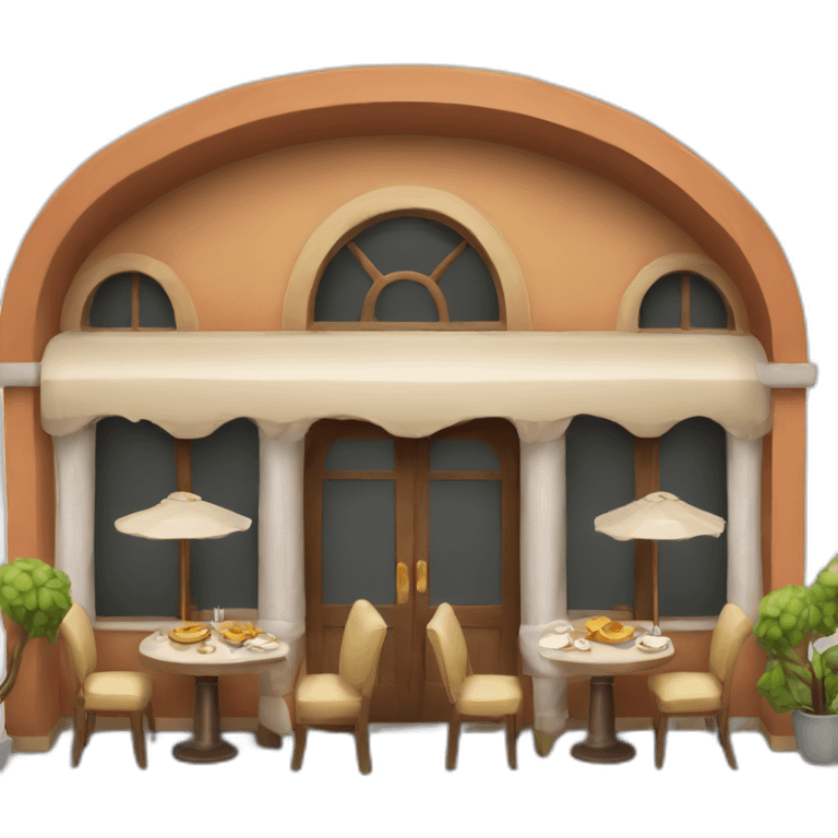 Restaurant with 3 arches emoji