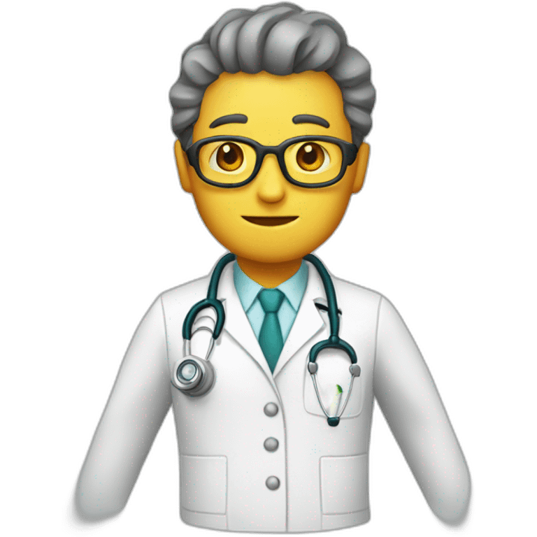 HALOWEEN COSTUME OF A DOCTOR emoji