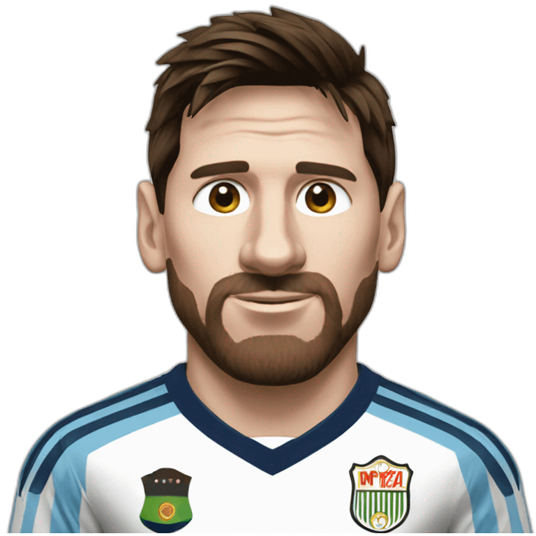 Lionel Messi World cup emoji