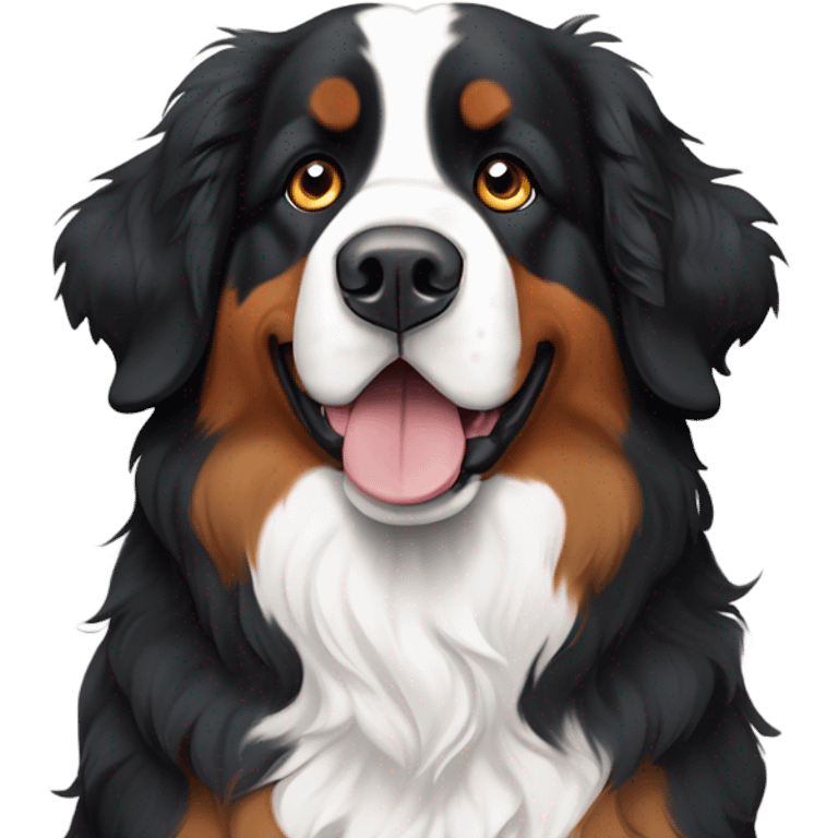 Bernese mountain dog emoji