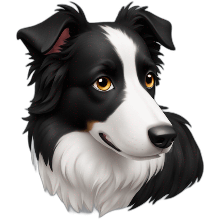 border collie black emoji