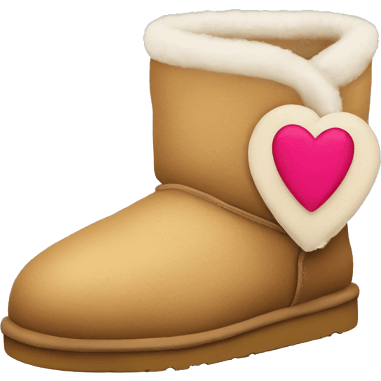 uggs with heart emoji