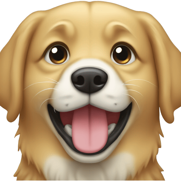 goalden retriever crying emoji