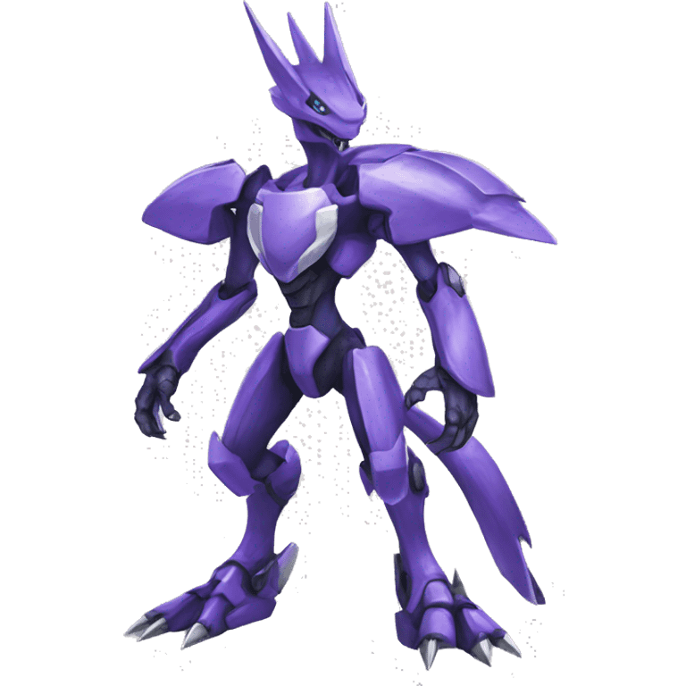  Cool Edgy Godly Futuristic Digimon-Fakemon-Genesect-Reptile full body emoji