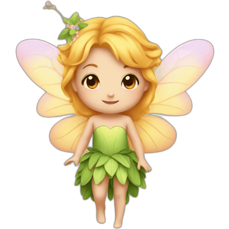 Little cute fairy emoji