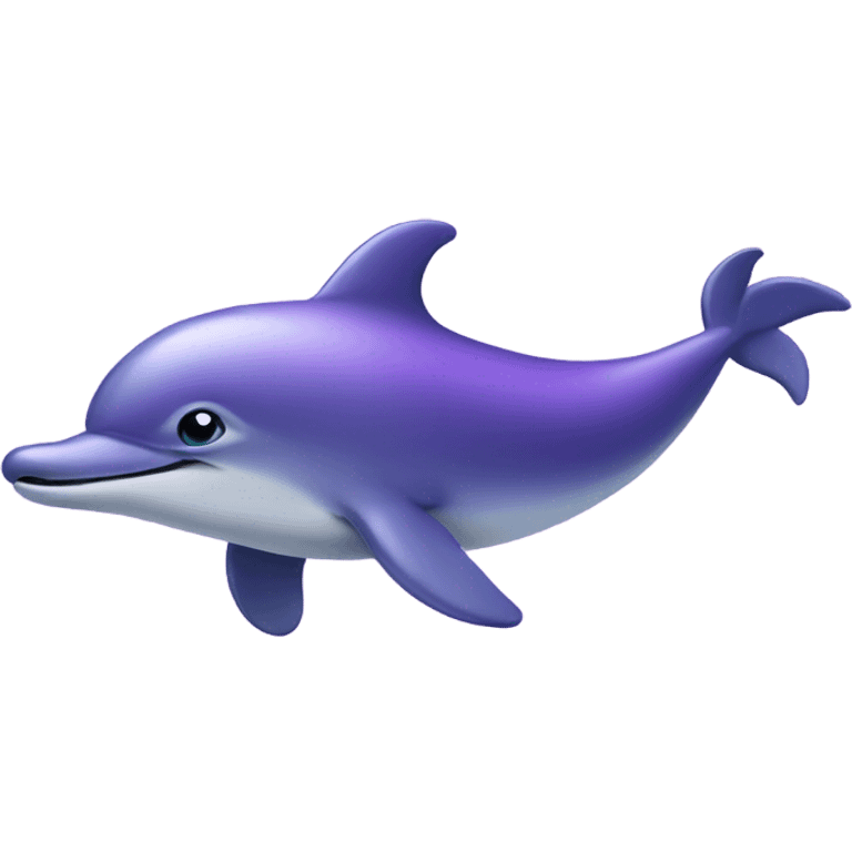 purple dolphin  emoji