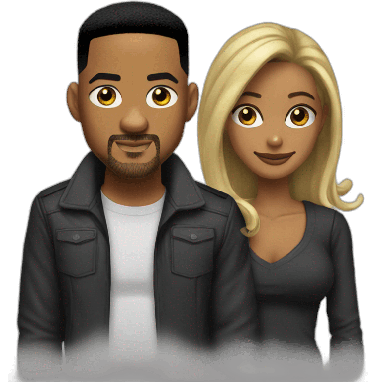 Will Smith boxong jada emoji