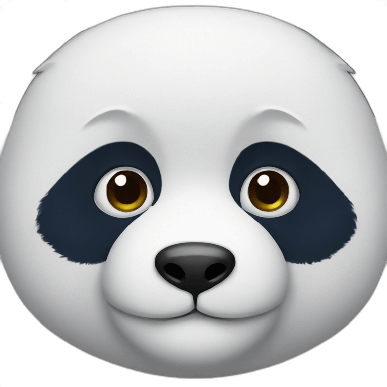 Blue panda emoji