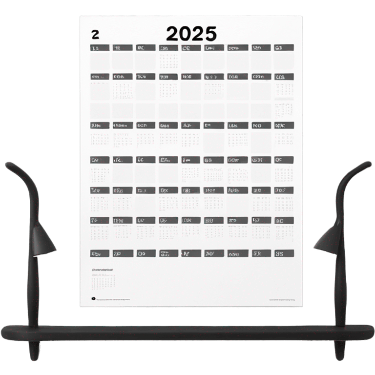 modern-clean-2025-wall-calendar emoji