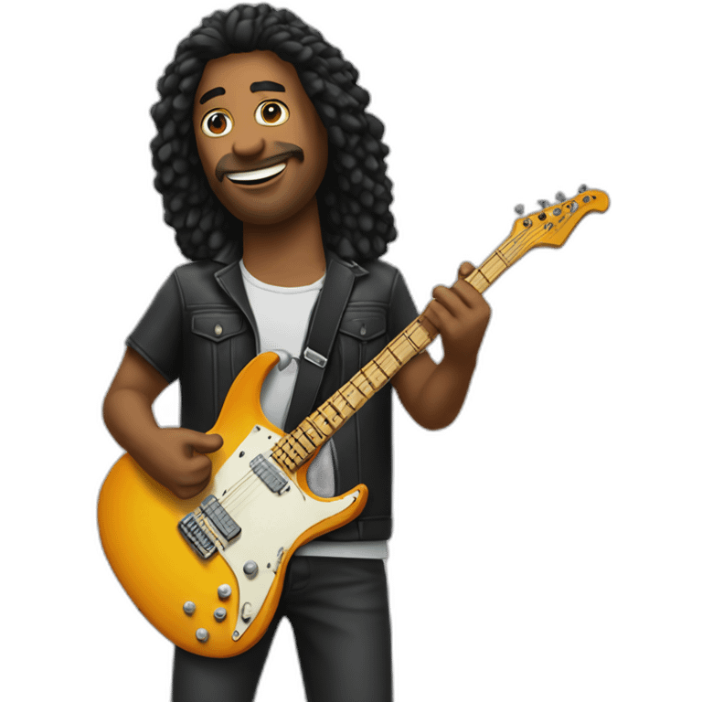 Big musuls guitarist emoji