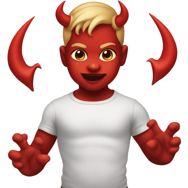 Baby with devil horns  emoji