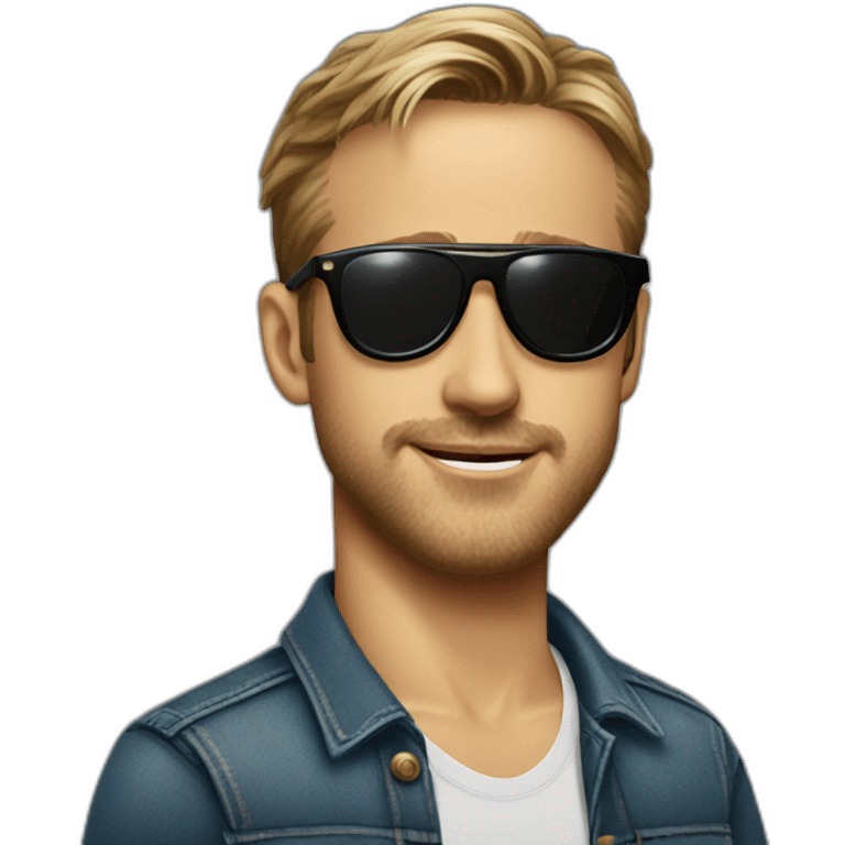 Ryan gosling wearing sunglasses emoji