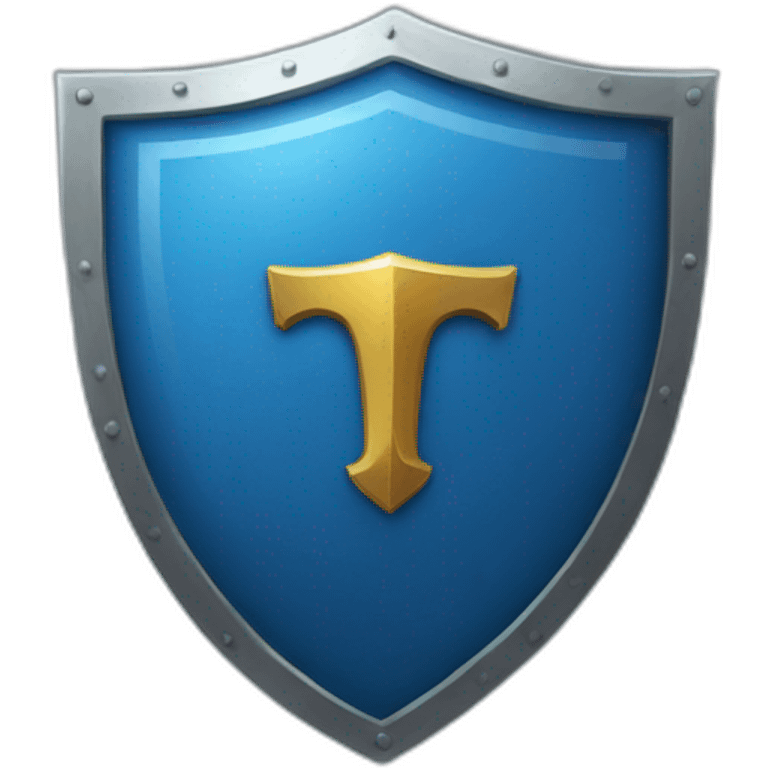 blue shield emoji