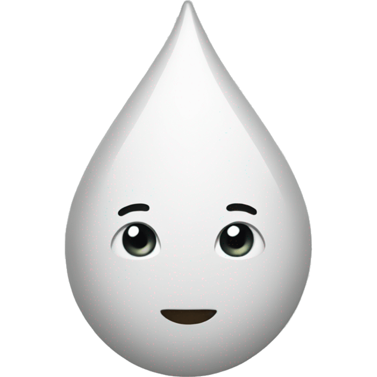 White drop emoji