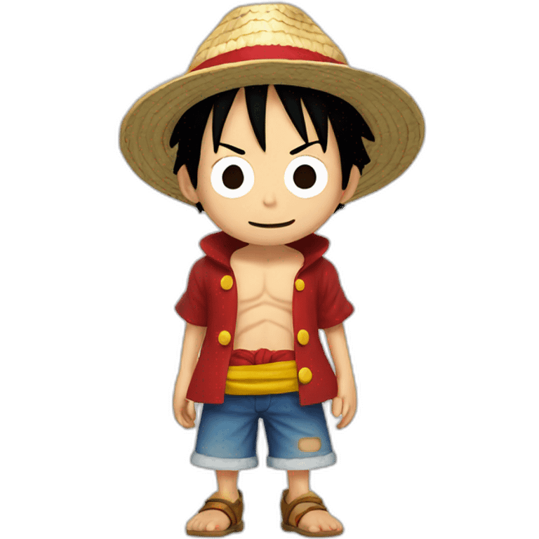 Luffy à paris emoji