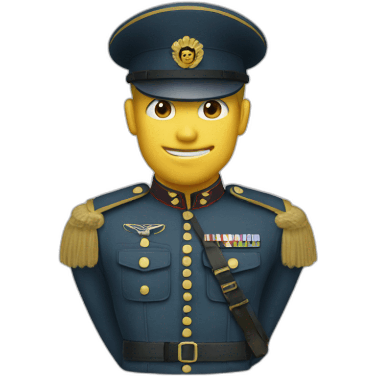 Salut militaire emoji