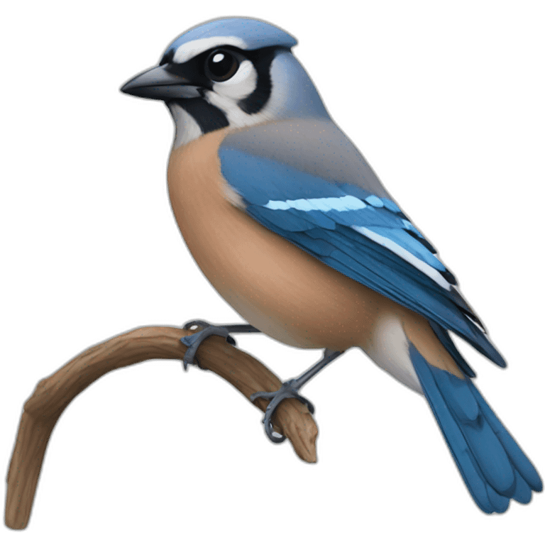 Eurasian jay emoji