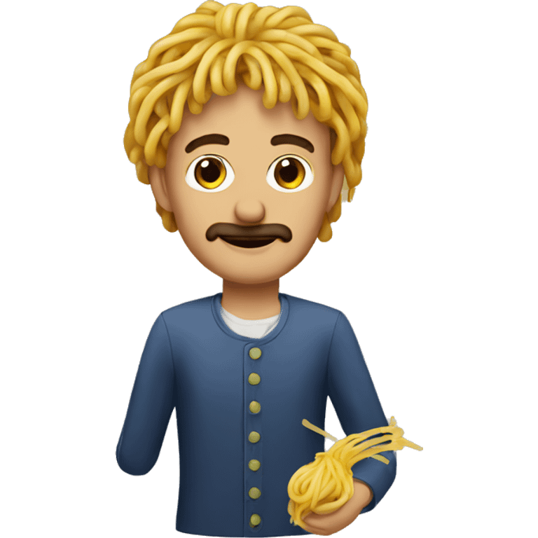 Italian man spaghetti  emoji