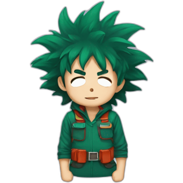 Deku qui dort emoji