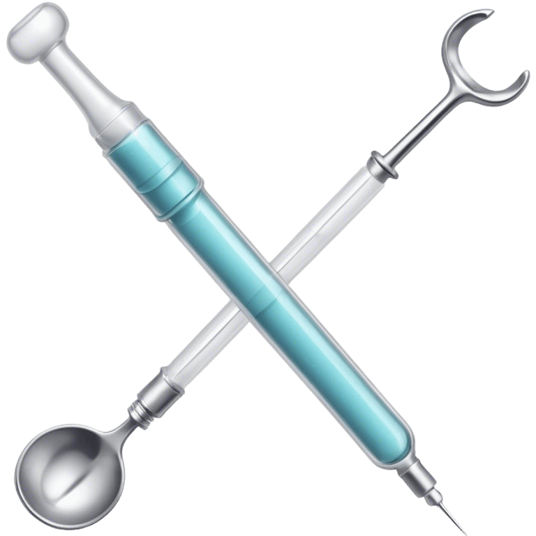 Syringe and spoon emoji