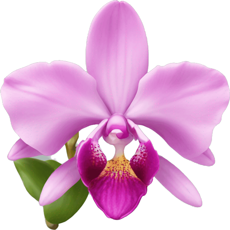 Beautiful pink orchifee  emoji