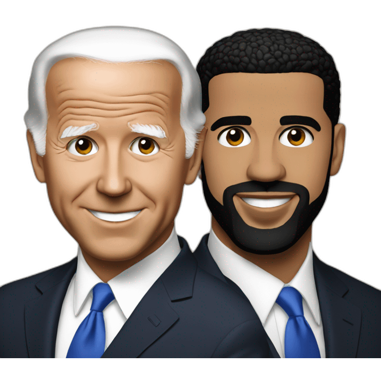 Drake and Joe Biden emoji