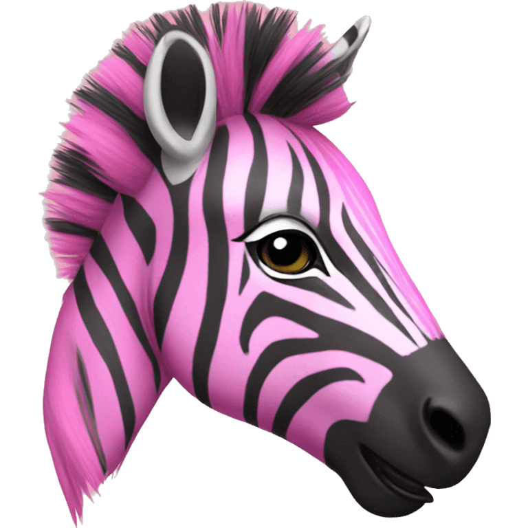 pink zebra emoji