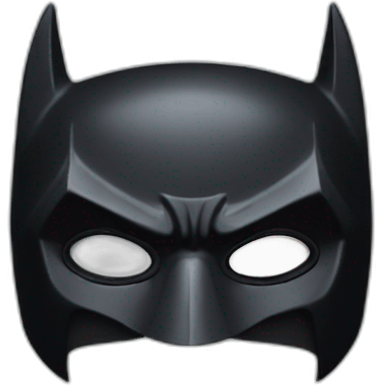 Batman Mask with White eyes emoji