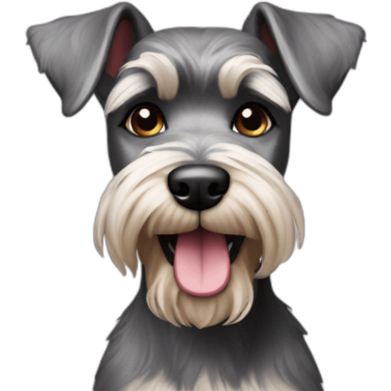 schnauzer dog sweet sixteen  emoji