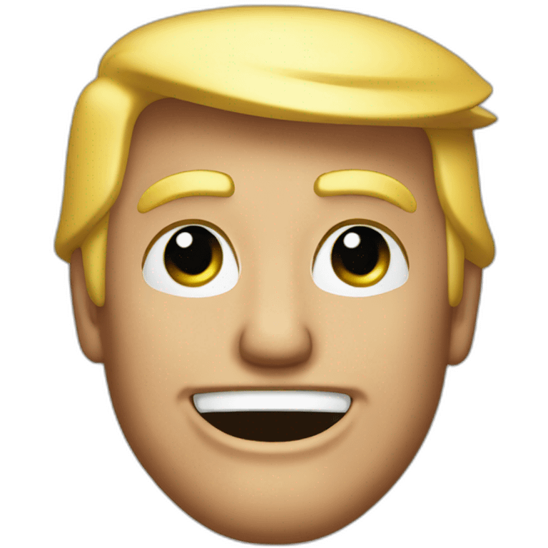 Donald Trump winking emoji