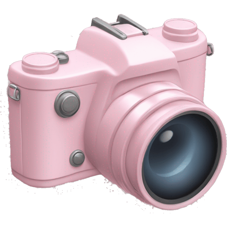 Pastel pink digicam emoji